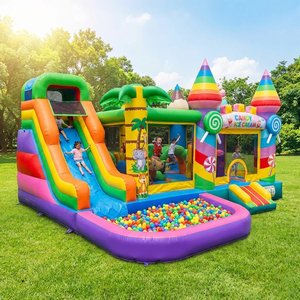 Gran Oferta: Castillo Hinchable de PVC de Alta Resistencia con Tobogán, Equipo de <span class=keywords><strong>Alquiler</strong></span> para Fiestas, Grado Comercial - Product Image 6