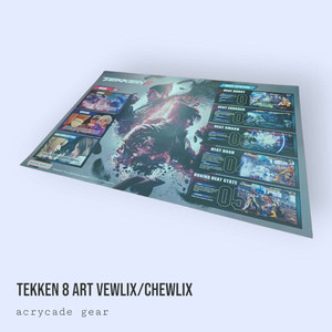 Set di Artwork Vewlix/Chewlix Tekken 8 (versione elenco comandi) - Product Image 5