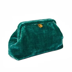 New Arrival Multi Color <b>Velvet</b> Frame <b>Clutch</b> <b>Bag</b> Women Soft <b>Velvet</b> Evening Handbag For Wedding Party Banquet - Product Image 4