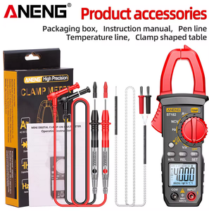 Multimètre numérique à pince ampèremétrique AC ANENG ST182 <span class=keywords><strong>Pro</strong></span> 4000 points, 400A, plage automatique, rétroéclairage, mesure de diode, 1 an - Product Image 6