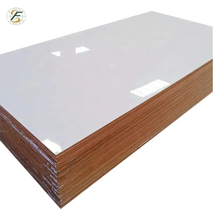 Высокоглянцевые доски Mdf из Китая с меламиновым покрытием 18 мм белый Меламиновый лист