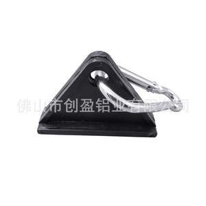 Chuangying Nylon Snap Hook Black Plastic Industrial Hook For Home Improvement Hardware Standard Size Level 4.8 - Product Image 2
