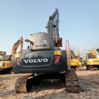 Excavatrice lourde Volvo EC240 d'occasion, prix abordable, machine d'origine, peinture non finie, excavatrice Volvo d'occasion