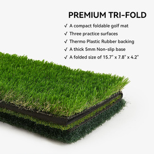 40x60 Tapis d'entraînement de <span class=keywords><strong>golf</strong></span> intérieur <span class=keywords><strong>Mini</strong></span> tige de balançoire et de coupe TPR avec gazon artificiel Logo personnalisable pour l'entraînement - Product Image 2