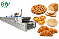 Machine à cuire le pain Markook, Aish Baladi, Potbrood et Vanocka en acier inoxydable pour les entreprises agroalimentaires