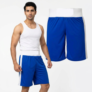 100% Cotton Muay Thai Boxing Shorts for Men Solid Pattern Corduroy Training Fight Wear Trunks Custom Made High Street Style - Product Image 1
