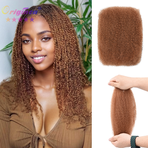 BLT Hot Bán pre-tách biệt nâu vàng afro kinky tóc mùa xuân Twist Crochet afro tóc số lượng lớn mở rộng locs Bím Tóc - Product Image 1