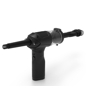 Aspirateur portatif sans fil noir rechargeable par USB avec plusieurs buses et fonction souffleur d'air pour voiture et maison - Product Image 6