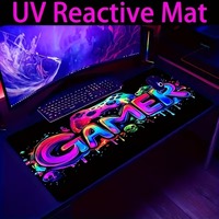 Alfombrilla de Escritorio para Computadora, Impermeable, para Juegos, de Goma Suave, para Teclado, con Protección Contra la Radiación