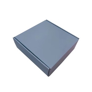 Boîte cadeau en carton blanc biodégradable avec compartiment, estampage à chaud noir, or et argent, pour e-commerce et emballage avion - Product Image 4