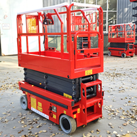Vente directe - Plateforme élévatrice aérienne Shengfang certifiée CE, 6m-18m, plateforme élévatrice à ciseaux hydraulique autopropulsée stationnaire, 100 kg