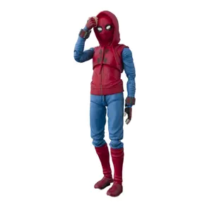 Venta al por mayor de alta calidad PVC niños juguetes Marvels Comics Spider man anime figuras versión de pared Spiderman figuras de acción