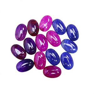 Perle plate en <span class=keywords><strong>agate</strong></span> <span class=keywords><strong>de</strong></span> <span class=keywords><strong>veine</strong></span> <span class=keywords><strong>de</strong></span> <span class=keywords><strong>dragon</strong></span> naturelle 20x30mm Cabochon ovale sans trou pour la fabrication <span class=keywords><strong>de</strong></span> bijoux, accessoires en cristal <span class=keywords><strong>de</strong></span> guérison - Product Image 3