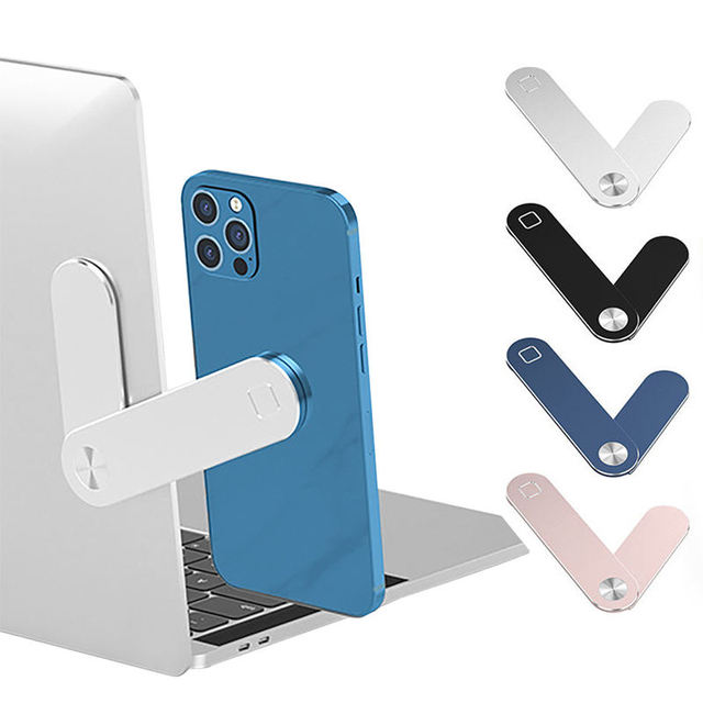 Adjustable Slim Magnetic Flexible Phone Holder iPad Side Mount Laptop Bracket Computer Monitor Expansion Durable Alloy Material