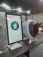 Nouvel analyseur de peau facial intelligent portable M8 AI, appareil d'analyse du visage avec détecteur portable en option