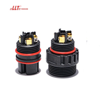 Connecteur de câble d'alimentation M25 étanche IP68 à 4 broches, connecteur à vis à 2, 3, 4, 5, 6, 7, 8, 20, 24 broches