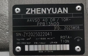 ปั๊มไฮดรอลิก A4VSO รุ่น A4VSO40 71 125 180 250 355 500 ซีรีส์ A4VS040DR/10R-PPB13N00 แบบลูกสูบแกน ปริมาตรคงที่ - Product Image 4