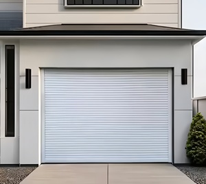 <span class=keywords><strong>Puerta</strong></span> Enrollable Moderna y Duradera <span class=keywords><strong>de</strong></span> Aluminio, Panel Enrollable, Control Remoto Eléctrico, Instalación con Tornillos, Diseño Insonorizado para Uso Comercial - Product Image 3