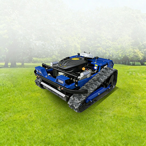 Robot agricole sur chenilles bleu multifonctionnel pour opérations sur le terrain - Product Image 2