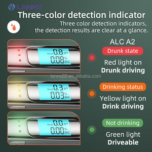 Lanx ALC A2 testador de álcool portátil, bocal portátil para testes de respiração, biofilter digital, testador de álcool para respiração - Product Image 5