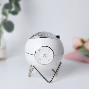 <span class=keywords><strong>Proyector</strong></span> de galaxia láser LED moderno, luz nocturna blanca, música, <span class=keywords><strong>proyector</strong></span> de estrellas inteligente para lámpara de mesa decorativa, Luna con Control remoto - Product Image 2