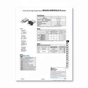 Pinza de aire SMC Pneumatics, piezas neumáticas de MHZA2-6S - Product Image 1