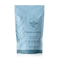 Sachet Doypack en Mylar imprimé par gravure avec fenêtre et fermeture zip refermable pour herbes et fleurs