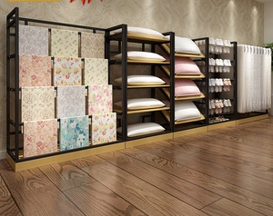 Tùy Chỉnh Kim Loại Hiển Thị Giá Đứng Kệ Cho Bộ Đồ Giường Sản Phẩm Gối Rèm Dép Giày Hộ Gia Đình Nhu Yếu Phẩm Hàng Ngày Cửa Hàng Hiển Thị - Product Image 1