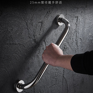 Barra de apoyo U-Fun de acero inoxidable 304, acabado dorado cepillado, 25 mm de grosor, barra de seguridad para baño y ducha para personas mayores y discapacitadas - Product Image 3