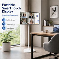Offres spéciales, téléviseur portable à écran tactile sans fil LCD de 32 pouces, divertissement à domicile, moniteur portable, téléviseur Android