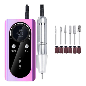 High Speed Mini Rechargeable Portable Electric Nail Drill Polisher Handiece Nail Drill <b>Machine</b> Professional - Product Image 6
