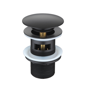 अतिप्रवाह के साथ क्लिक कड़क पॉप अप पुश नीचे बाथरूम गौण बेसिन सिंक नाली अपशिष्ट - Product Image 2