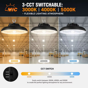 Sensor de Movimiento por Microondas ETL DLC SAA, Luz UFO Inteligente de 100W 150W 200W para Edificios Modernos y Centros de Exposiciones - Product Image 6