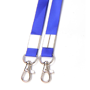 No Logo Printing <b>Polyester</b> <b>Lanyard</b> With Metal Clip Blank Plain <b>Lanyard</b> - Product Image 6