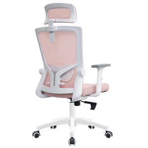 Ofertas de Marca China Buena calidad Presupuesto Rosa Ergonómico Oficina Secretaria Silla con reposacabezas - Product Image 4