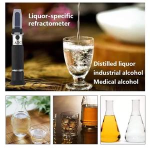 2025 haute qualité portable 0-80% <span class=keywords><strong>Baijiu</strong></span> compteur d'alcool détecteur de liqueur distillée et réfractomètre <span class=keywords><strong>prix</strong></span> usine livraison rapide - Product Image 2