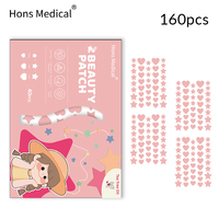 Patchs Hydrocolloïdes Ultra Fins pour Boutons, Autocollants Transparents Invisibles pour l'Acné, 40 Pièces pour le Visage, Imperméables et Respirants, Multicolores