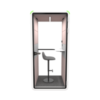 Cabine de studio vocal, petit bureau insonorisé, cabine téléphonique acoustique, cabine de maquillage silencieuse, cabine de travail insonorisée
