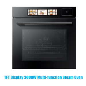 <span class=keywords><strong>Four</strong></span> à vapeur intégré, <span class=keywords><strong>four</strong></span> à convection double, grande capacité 80L, usage domestique, écran tactile, 3000W - Product Image 1