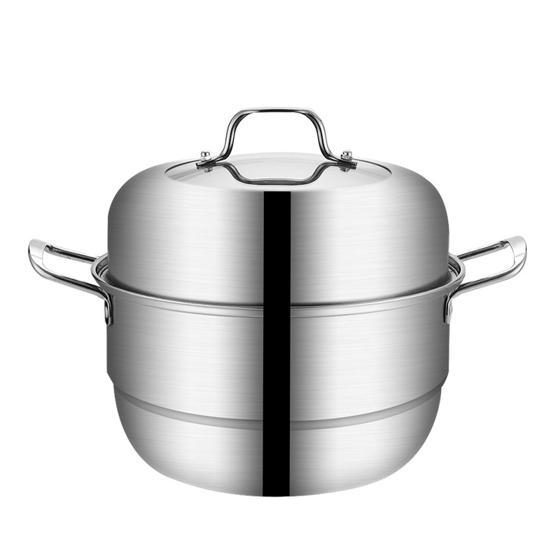 Vaporera de dos capas estilo europeo