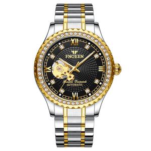 Reloj de Pulsera para Hombre, Diseño Deportivo de Lujo, Bisel de Cristal, Movimiento Mecánico Automático, Diseño Hueco, OEM ODM - Product Image 2