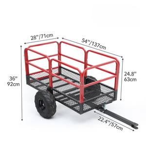 <span class=keywords><strong>Remolque</strong></span> del cortacésped, <span class=keywords><strong>remolque</strong></span> resistente de la malla de la descarga del <span class=keywords><strong>remolque</strong></span> de ATV - Product Image 5