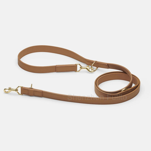 Correa Fullto de cuero de lujo para mascotas con logotipo impreso personalizado correa de perro personalizada - Product Image 3