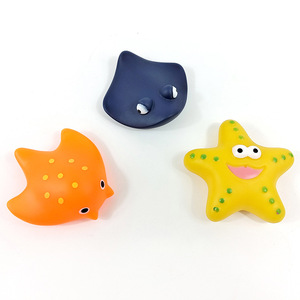 Jouets de bain et de jeu aquatique en PVC pour enfants, animaux marins, pieuvre, tortue, étoile de mer, petits animaux pour bébés - Product Image 4