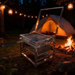 BlazeFor Bbq <strong>Grills</strong> Machine with Double Sided Mesh | Fast Cooking Flip BlazeFor Bbq <strong>Grill</strong> for Crowds and Parties - Product Image 5