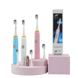 P-Sh Sonic Electric <b>Toothbrush</b> Rechargeable Soft Bristle Adult IPX7 Waterproof USB Charging 6600rpm - Product Image 5
