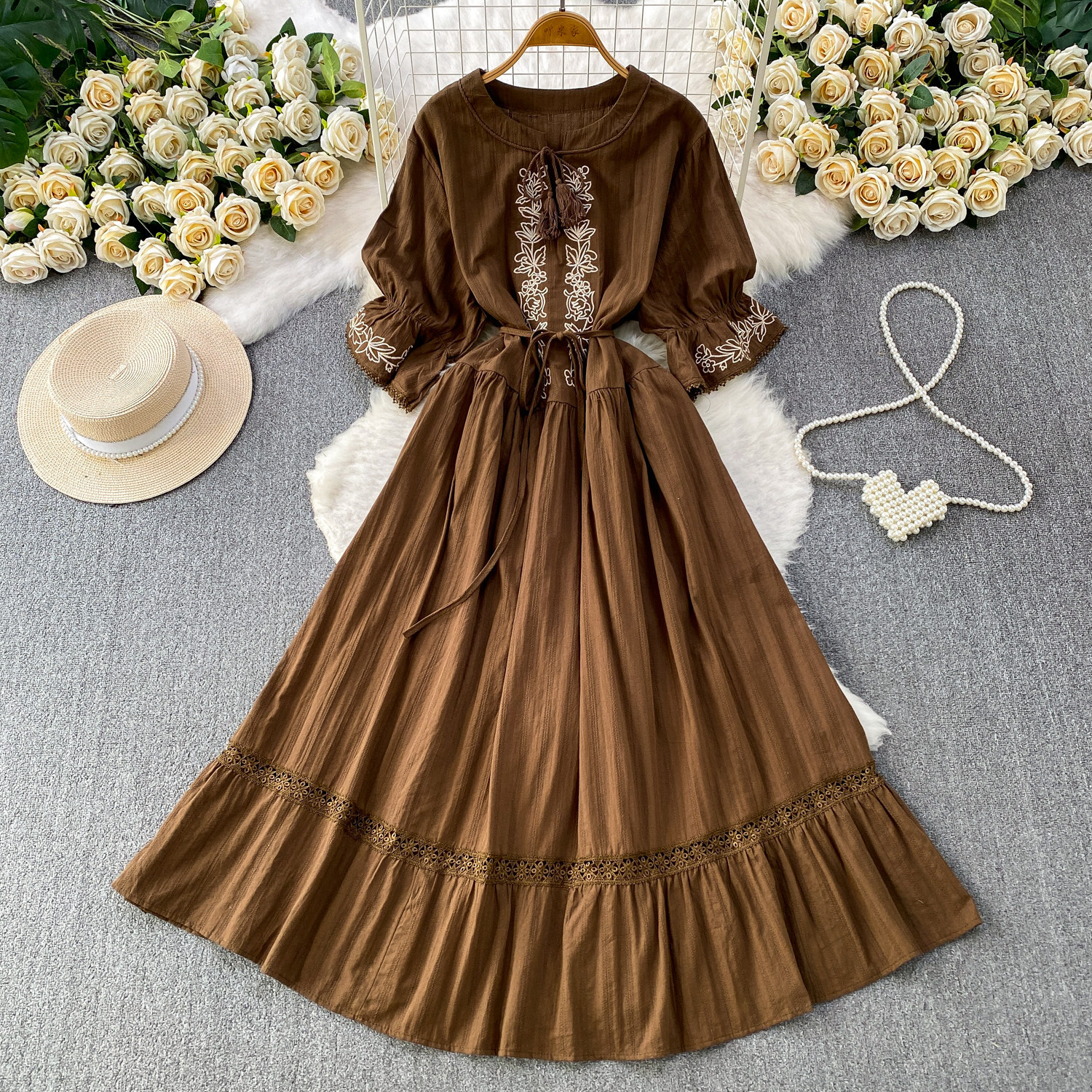 chinese dress ladies Holiday Sleeve Maxi Dress – Marlo Kids Worldwide