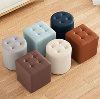 Tabouret carré de ménage moderne banc à chaussures Table basse tabouret bas multifonction pour vivre hôtel appartement villa