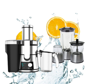 Presse-agrumes centrifuge puissant <span class=keywords><strong>1200W</strong></span> à commande numérique intelligente avec bras de verrouillage en acier inoxydable - Product Image 6