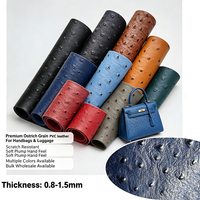 Rouleau de vinyle en cuir PU gaufré 12x53 pouces, tissu texturé uni pour la fabrication de porte-clés et de sacs en cuir